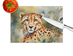 Cheetah Glass Cutting Board