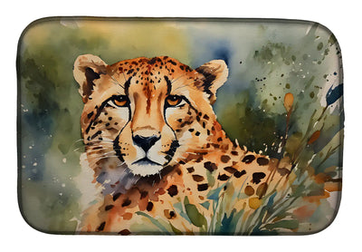 Cheetah Dish Drying Mat